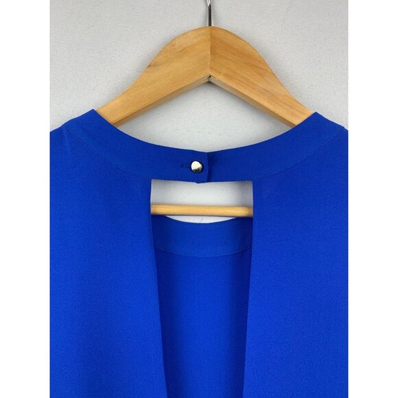 Women's Pink Note Blue Tank Top Size M - Picture 5 of 7